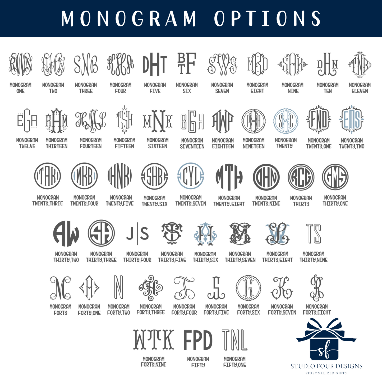 Monogrammed Shower Caddy